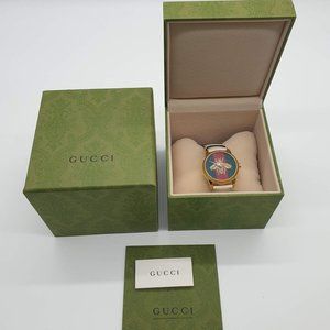 Gucci Women's Swiss G-Timeless Leather Strap Watch